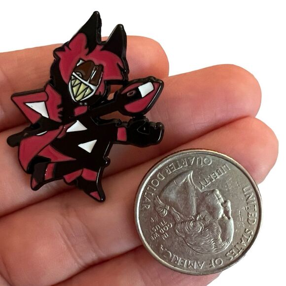 Hazbin Hotel Alastor Enamel Pin - Picture 6 of 8